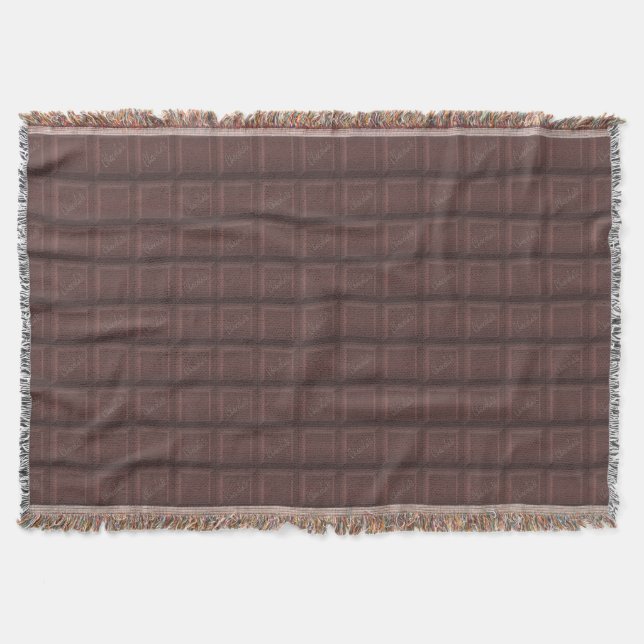 Milk chocolate throw blanket (Front)
