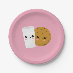 Milk & Cookie Paper Plate
