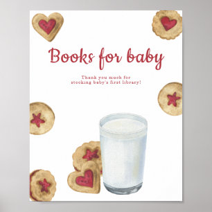 Milk Cookies Baby shower Books for baby Poster