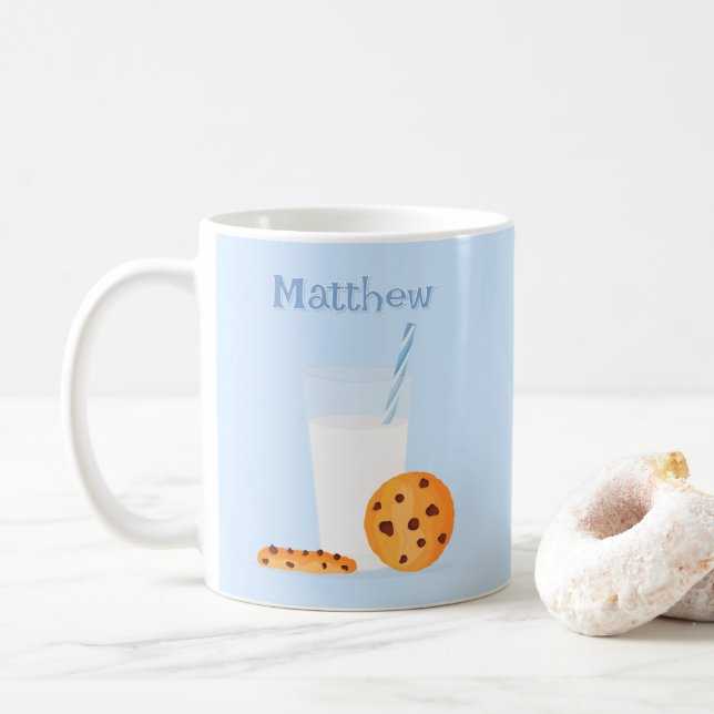 Milk & Cookies Coffee Mug (With Donut)
