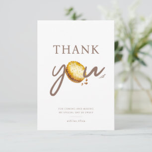 Milk & Cookies First Birthday Party Thank You