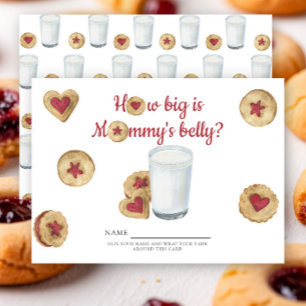 Milk Cookies How big is mommy's belly game Enclosure Card