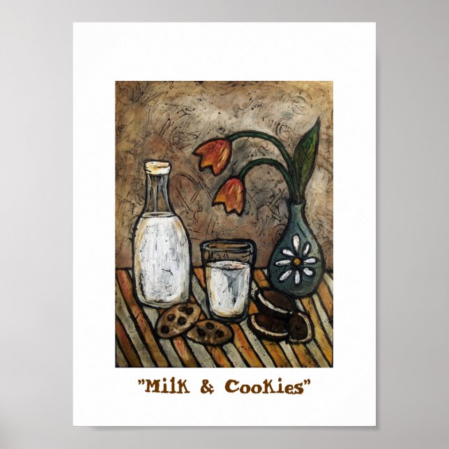 "Milk & Cookies" Poster (Front)