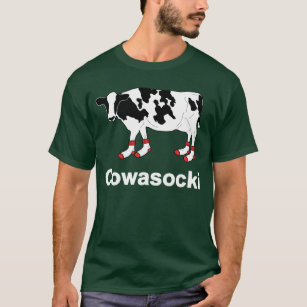 Milk Cow in Socks - Cowasocki Cow A Socky T-Shirt