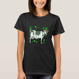 Milk Cow Leprechaun St Patricks Day Dairy Farmer T-Shirt