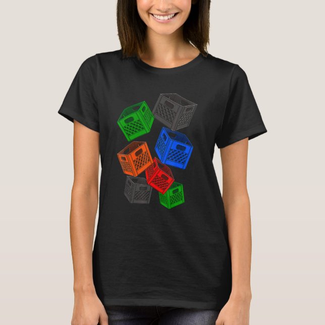 Milk Crate Block Crate Game Tees Challenge 3 (Front)