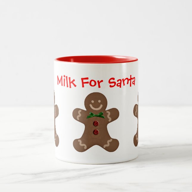 Milk For Santa Coffee Mug Template (Center)