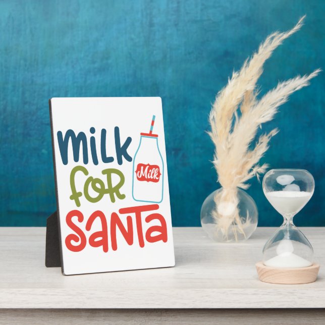 Milk for Santa Plaque (Side)