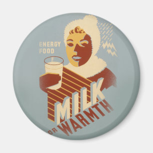 Milk for Warmth Magnet