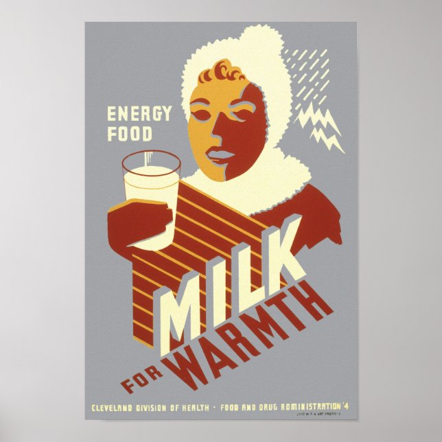 Milk for Warmth Poster (Front)
