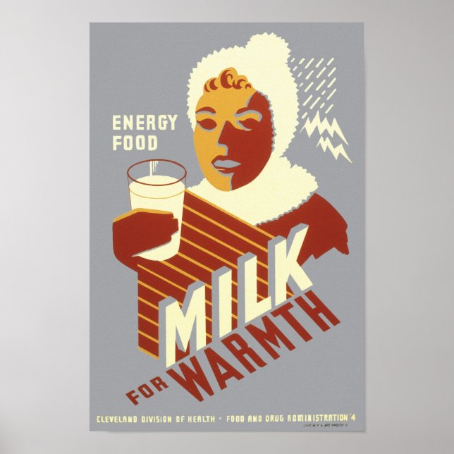 Milk for Warmth Poster (Front)