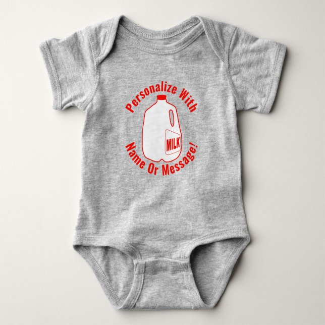 Milk Jug Baby Bodysuit (Front)