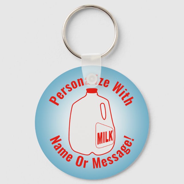 Milk Jug Key Ring (Front)