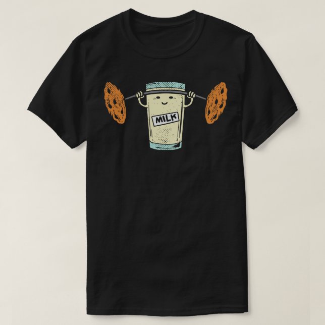 Milk Lifts Cookies 1 T-Shirt (Design Front)