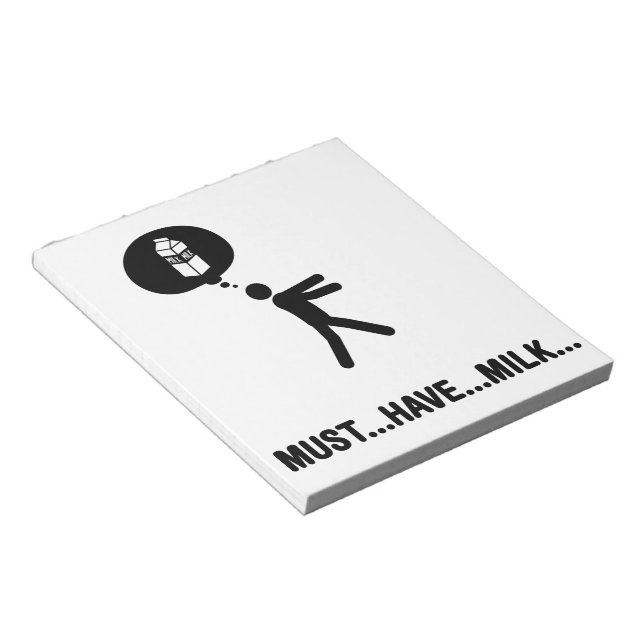 Milk Lover Notepad (Angled)