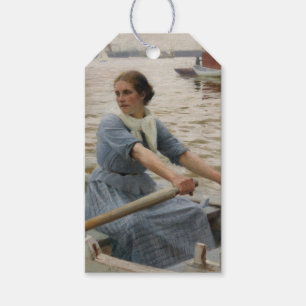 Milk Maid on a Rowing Boat (by Albert Edelfelt) Gift Tags