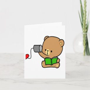 Milk Mocha Couple Valentine Design Card