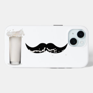 Milk Moustache iPhone 15 Case