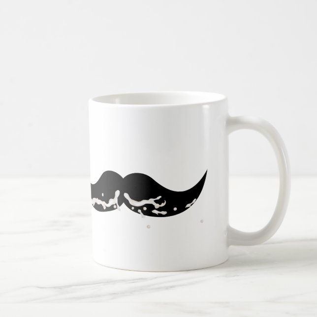 Milk Moustache Coffee Mug (Right)