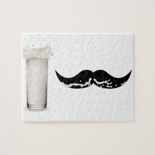 Milk Moustache Jigsaw Puzzle