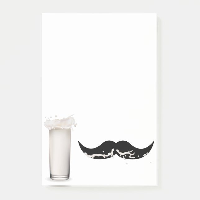 Milk Moustache Post-it Notes (Front)