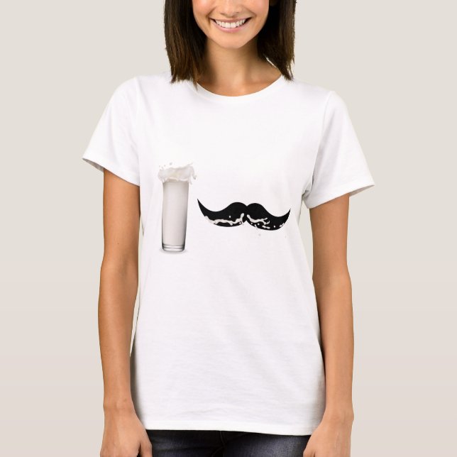 Milk Moustache T-Shirt (Front)