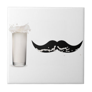 Milk Moustache Tile
