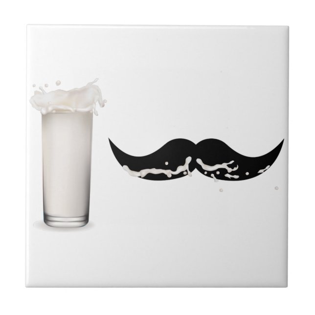 Milk Moustache Tile (Front)