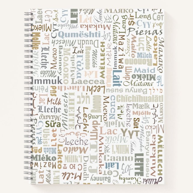 Milk Notebook (Front)