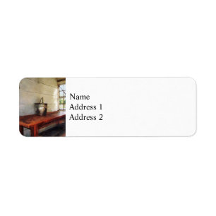 Milk Pail Return Address Label