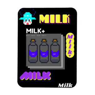 Milk party magnet
