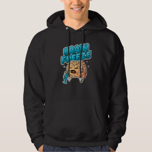 Milk Shake Cold Brain Ice Cream   Brain Freeze Hoodie