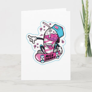Milk Shake Skateboard Card