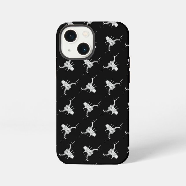 Milk splash pattern iPhone case (Back)