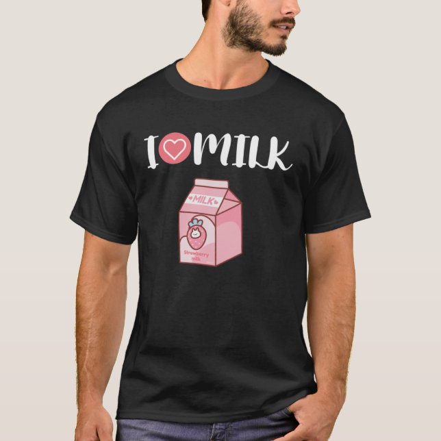 Milk Strawberry T-Shirt (Front)