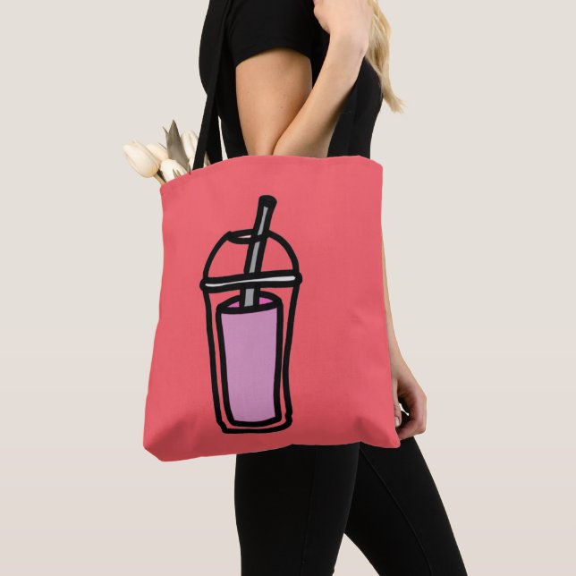 Milk tea Bubble Tea cute teen drink Tote Bag (Close Up)
