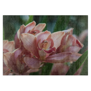 Milk Tea Orchid Cutting Board