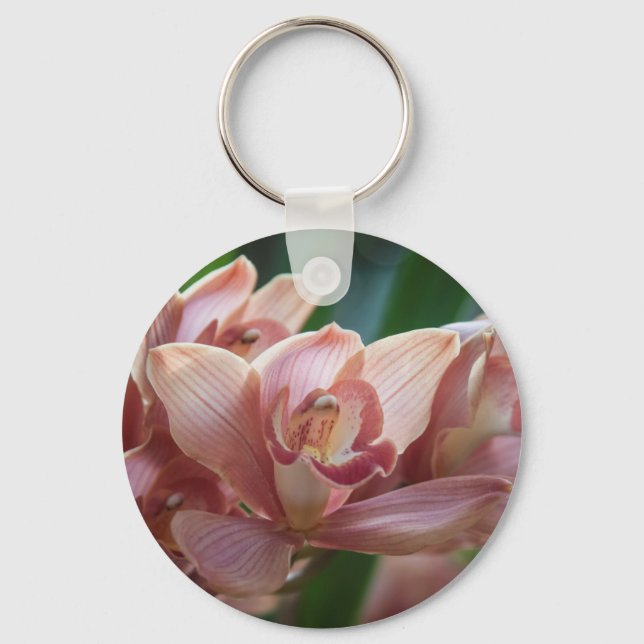 Milk Tea Orchid Key Ring (Front)