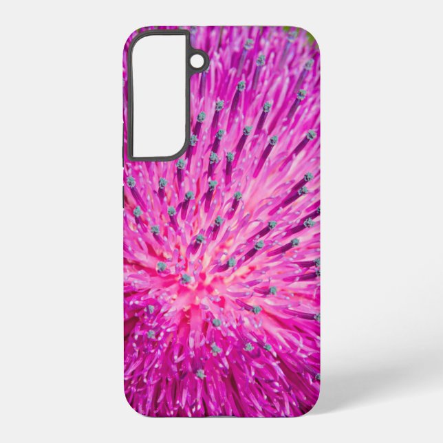 Milk thistle closeup samsung galaxy s22+ case (Back)