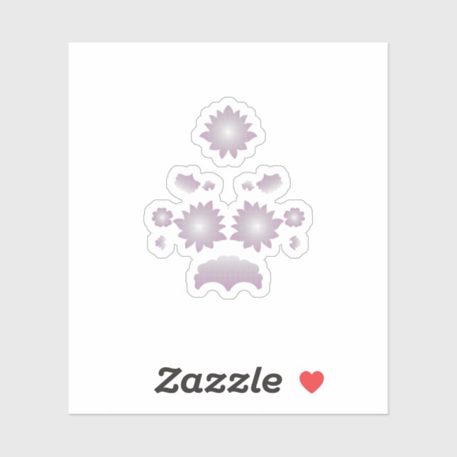 Milk White Classic Rose decorative design (Sheet)