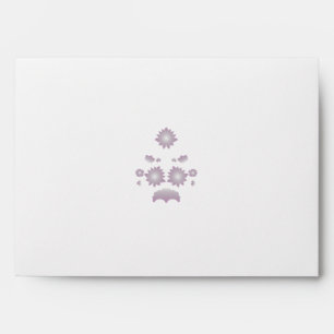 Milk White Classic Rose decorative design Envelope
