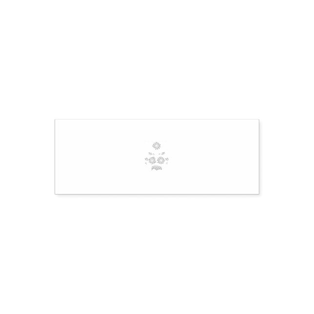 Milk White Classic Rose decorative design Self-inking Stamp (Design)