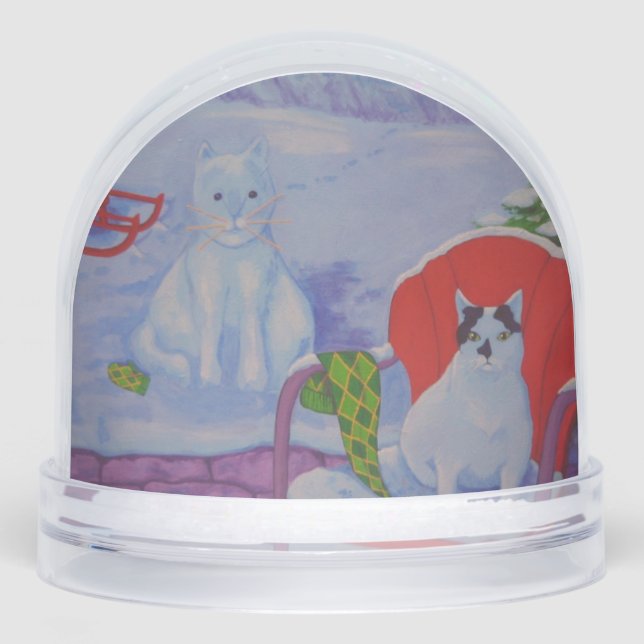 Milker and the Snowcat Snowglobe (Front)