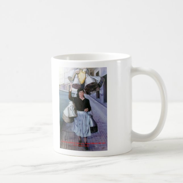 Milkmaid with pots coffee mug (Right)