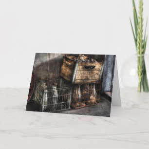 Milkman - Bottles in Boxes Holiday Card