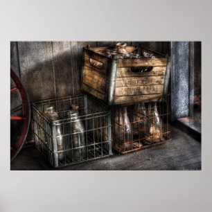 Milkman - Bottles in Boxes Poster
