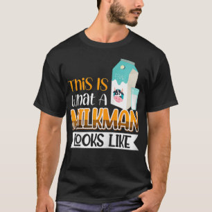 Milkman Job Colleague And Coworker Look Zip T-Shirt