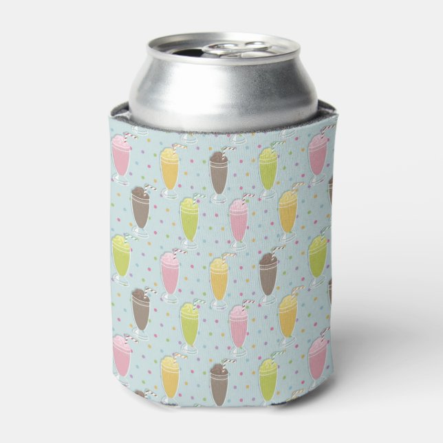 Milkshake Pattern Can Cooler (Can Front)