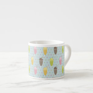 Milkshake Pattern Espresso Cup