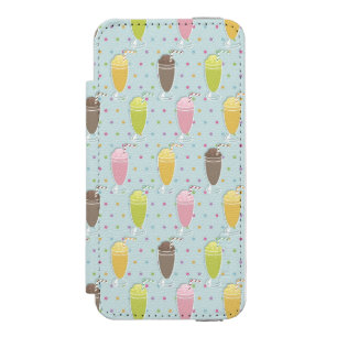 Milkshake Pattern Incipio Watson™ iPhone 5 Wallet Case